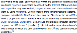 Article sample from Wikipedia